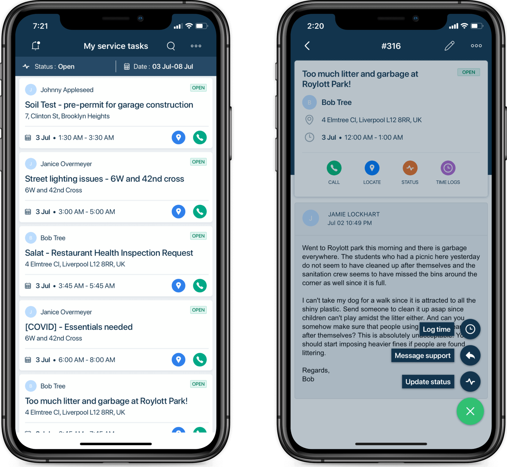 Freshdesk App - Gestión de Servicios de Cambpo - Field Service Management