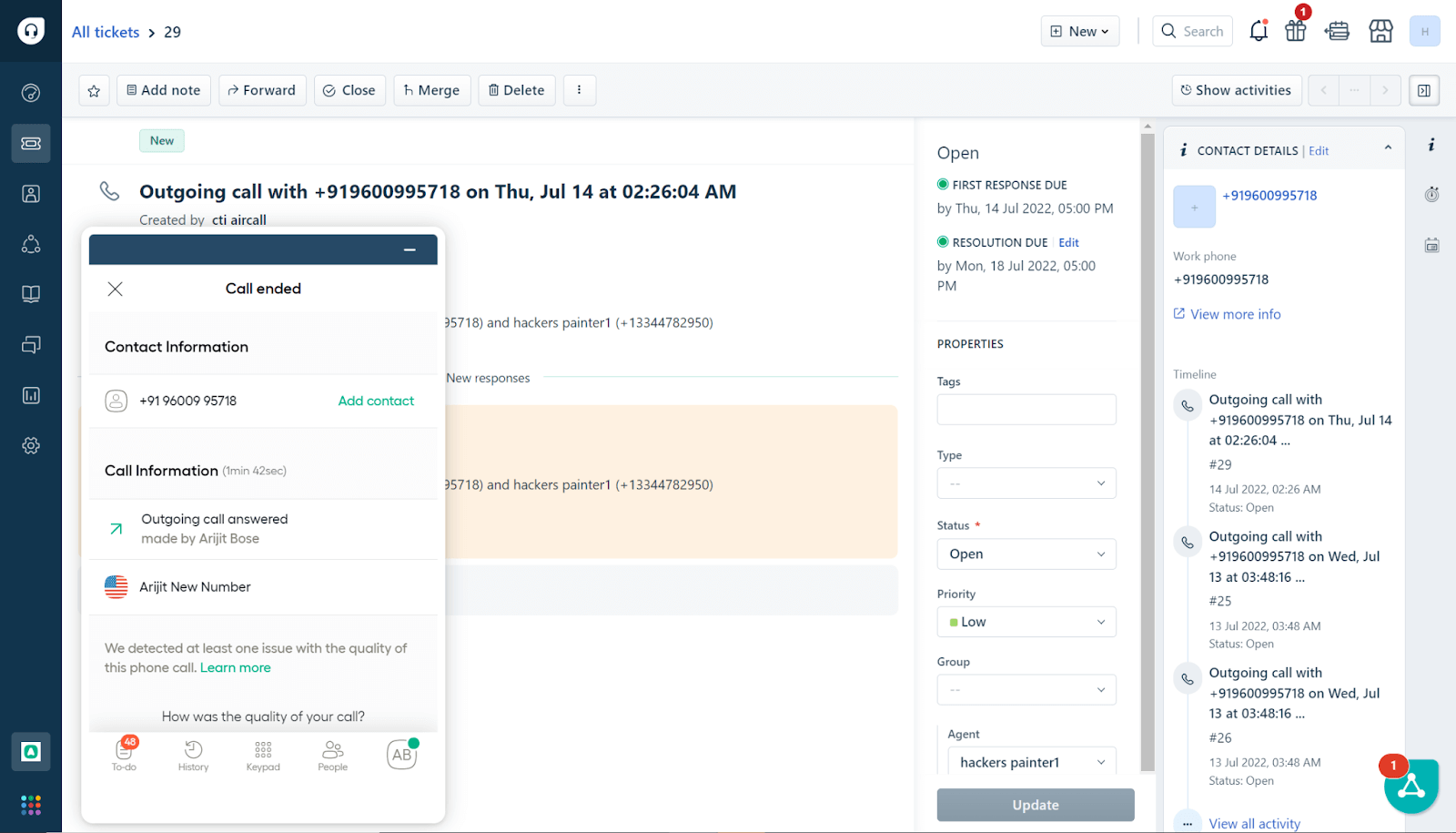 Freshdesk Telephony Partner Extension with Aircall